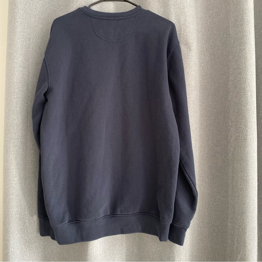 Carhartt Loose Fit Men's Navy Crew Neck Sweatshirt M - Picture 2 of 4